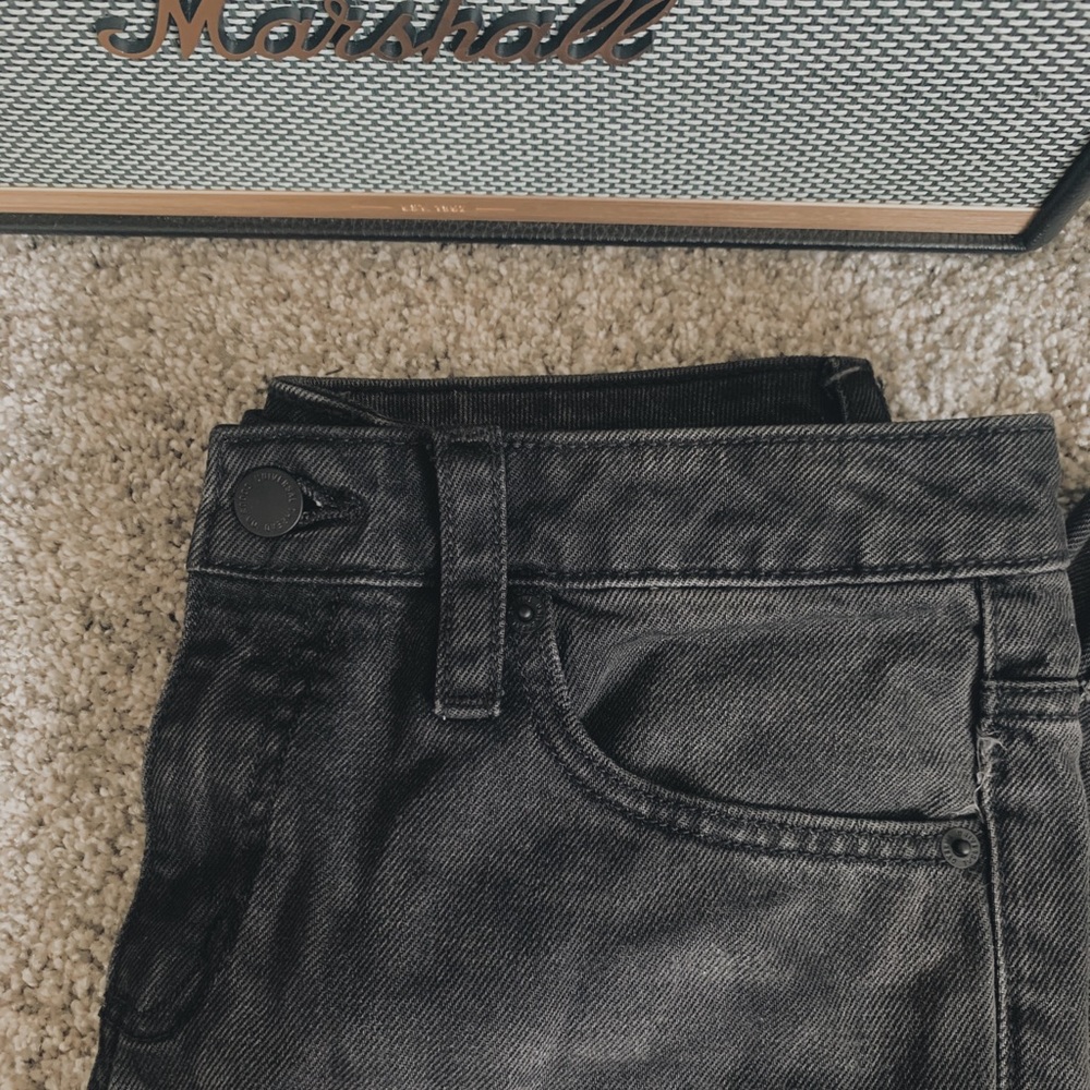 Black high rise jeans